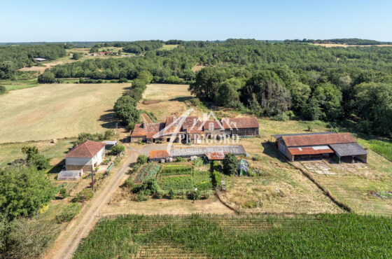 Sous compromis :  SOUS COMPROMISCorps de ferme à rénover – Deux habitations + dépendances – En pleine nature